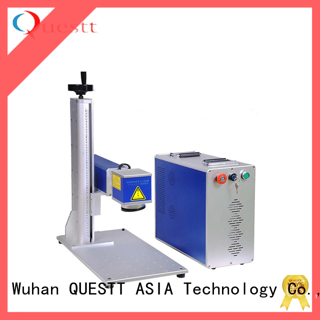 QUESTT maintenance-free operation fiber laser marking machine Factory price for anti-counterfeiting of products