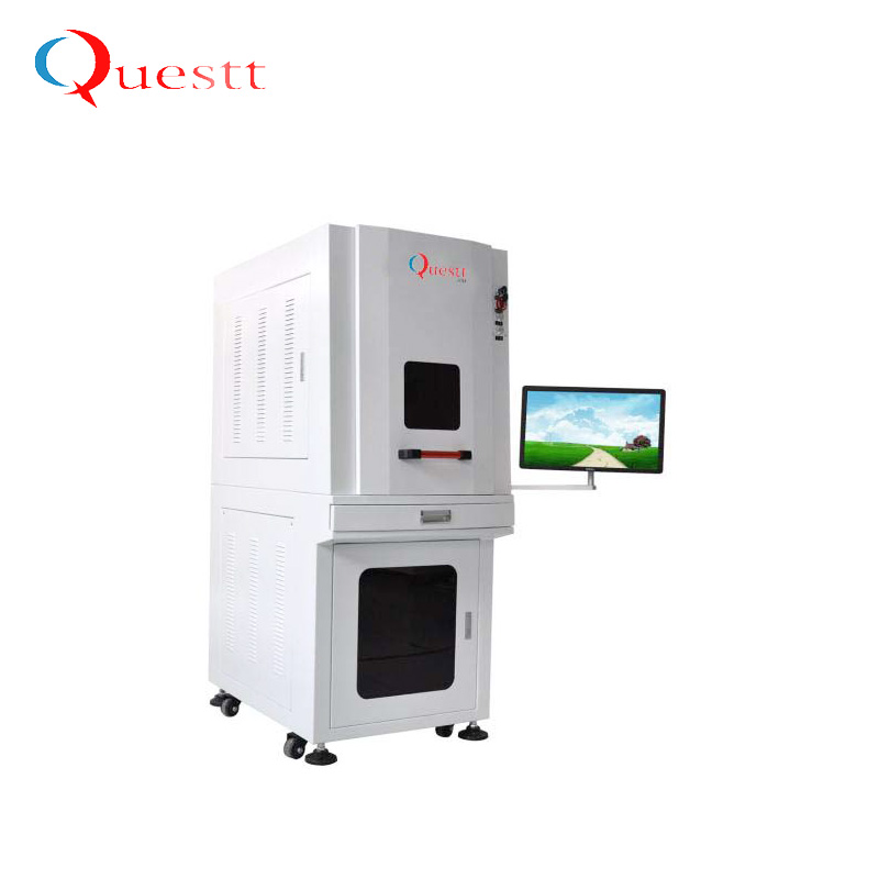 355nm 5w UV laser marking printing machine for glass PCB crystal etc