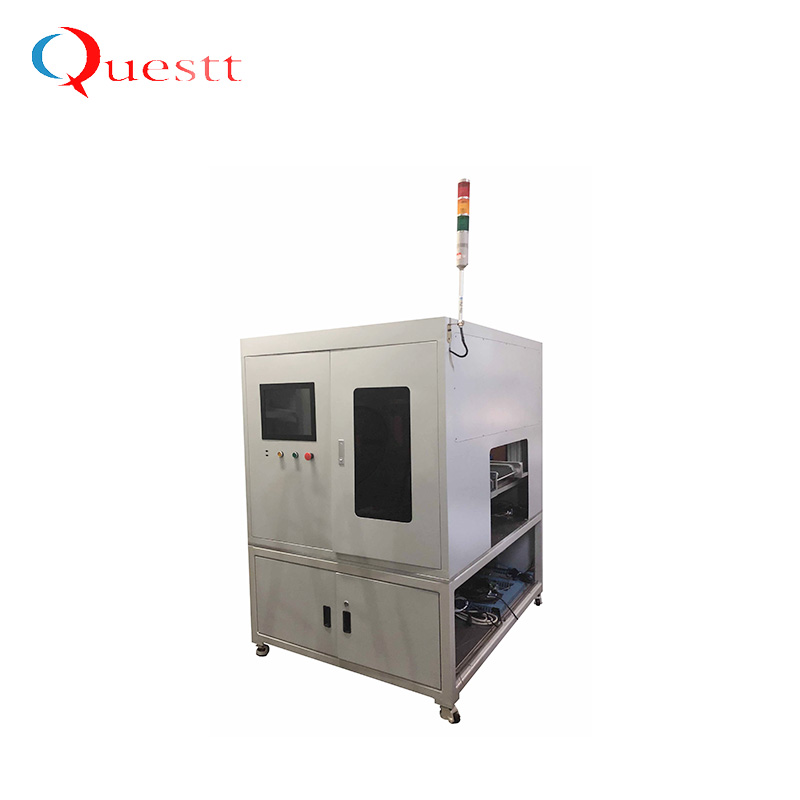 product-QUESTT-Mask making machine marking number logo High speed 3W 5W 8W 10W 15W UV laser engravin