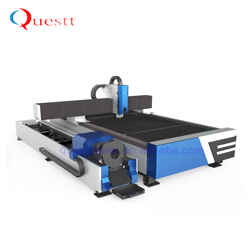 product-QUESTT-Copper Brass Iron SS Steel Metal Sheet Tube Pipe Laser Cutter 3000W 1000W Fiber Las