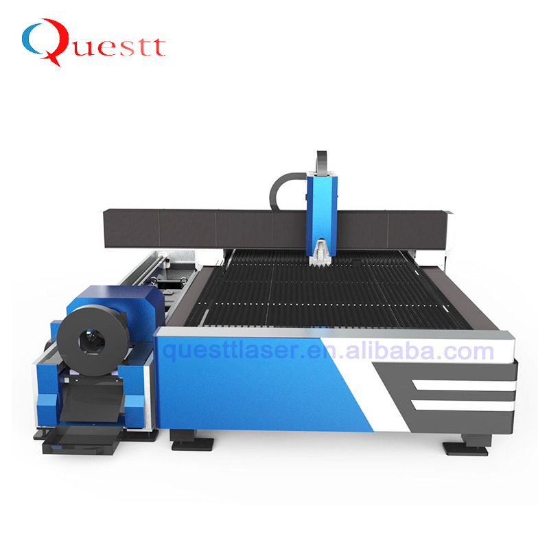 product-QUESTT-3KW 6KW Metal Sheet Fiber Laser Cutting Machine with Pallet Changer laser cutter Fact-1