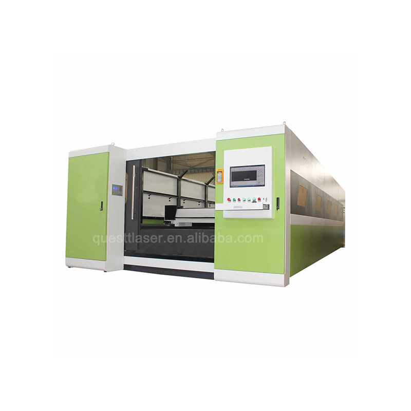 product-High Power 3kW Enclosed Fiber Laser Cutting Machine For Metal-QUESTT-img-2