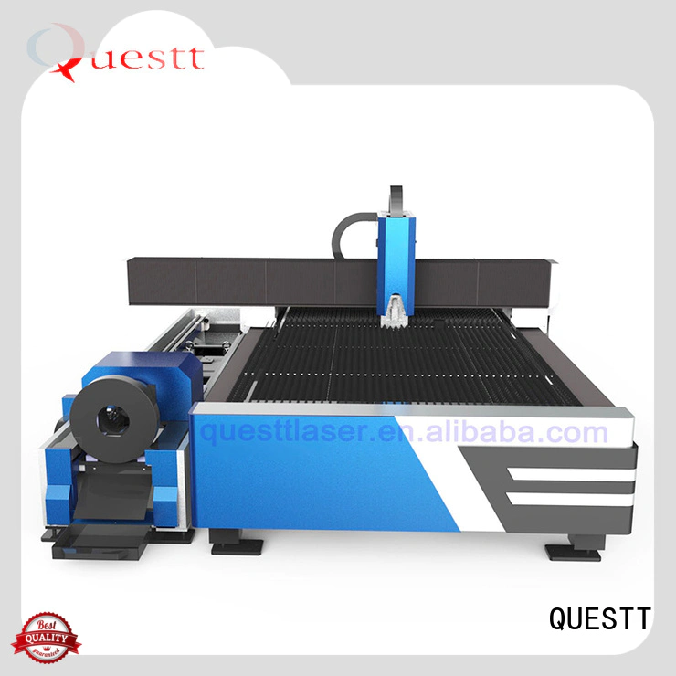 QUESTT steel laser cutting machine in China for remove the surface material