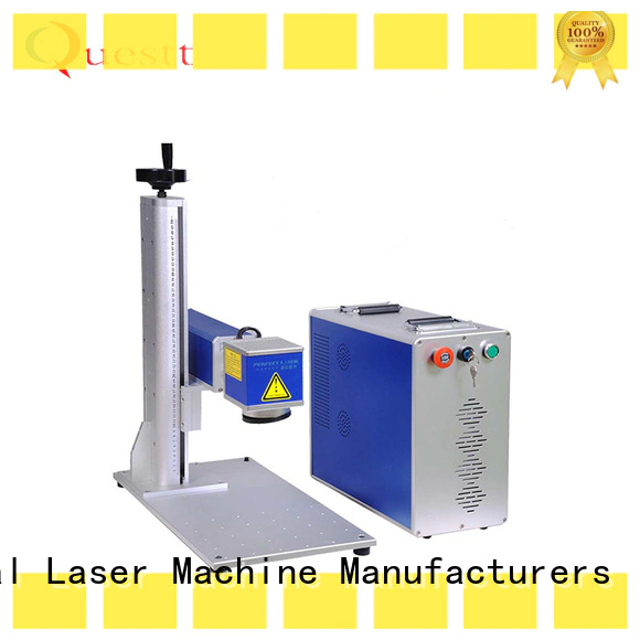 QUESTT simple operation fiber laser marking machine price china factory for laser marking industry