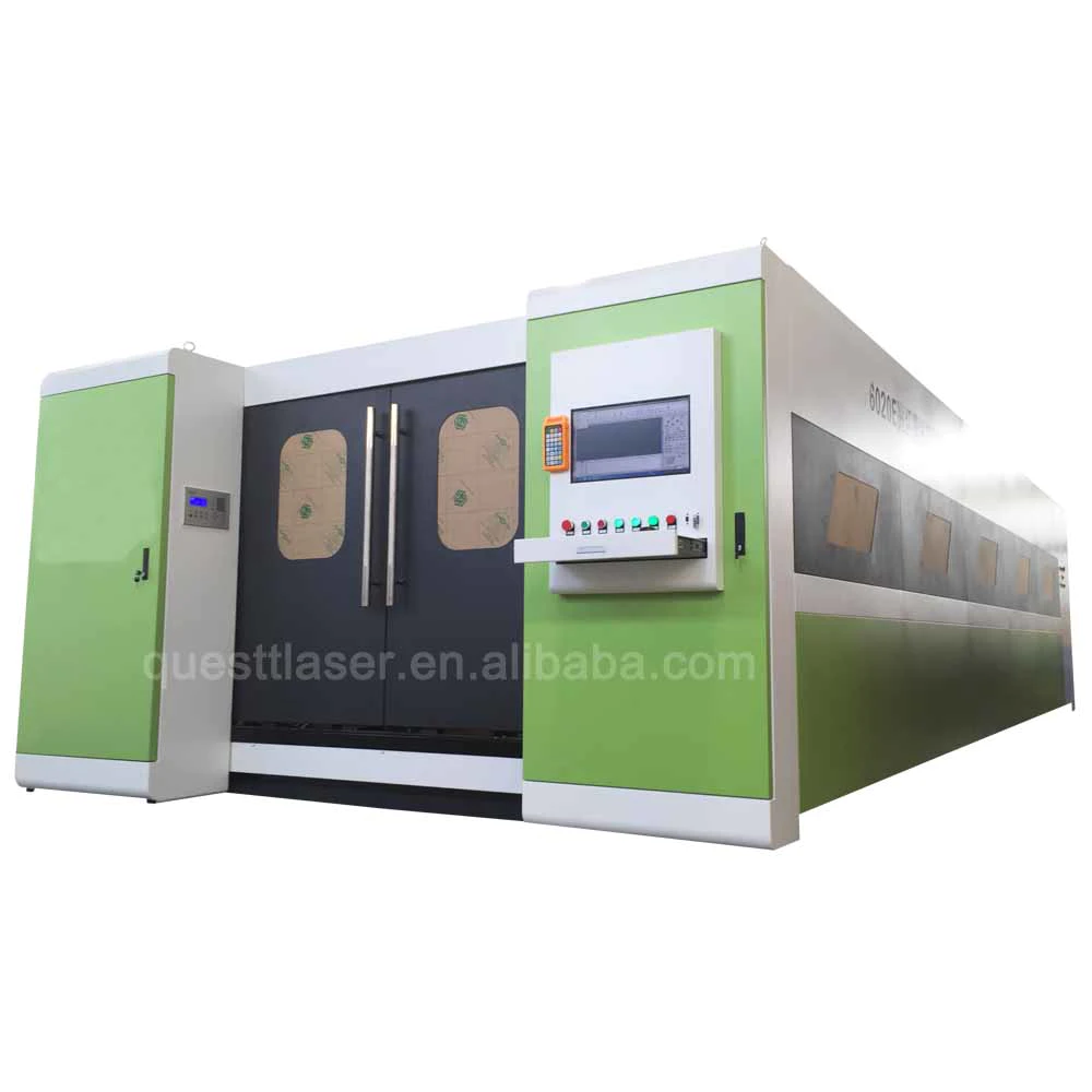 Metal Sheet Fiber Laser Cutting Machine with Pallet Changer 3KW 6KW CNC laser cutter Price