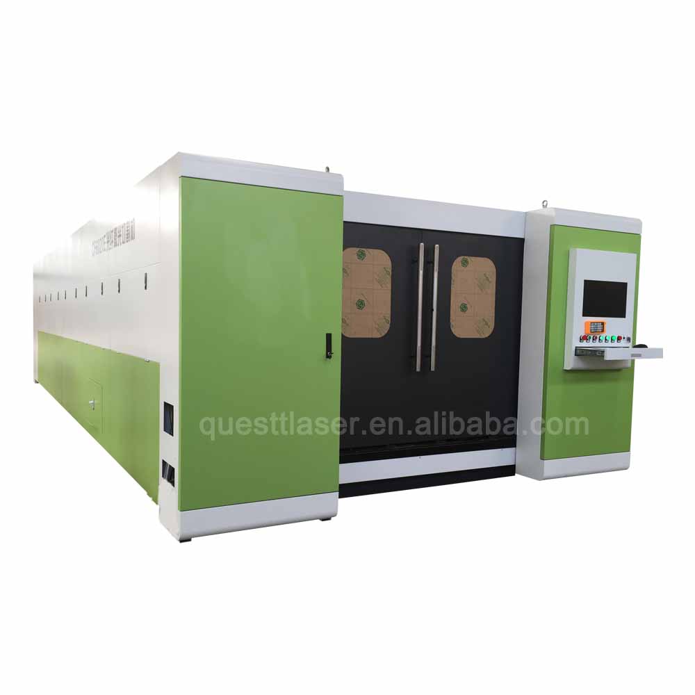 product-Metal Sheet Fiber Laser Cutting Machine with Pallet Changer 3KW 6KW CNC laser cutter Price-Q-1