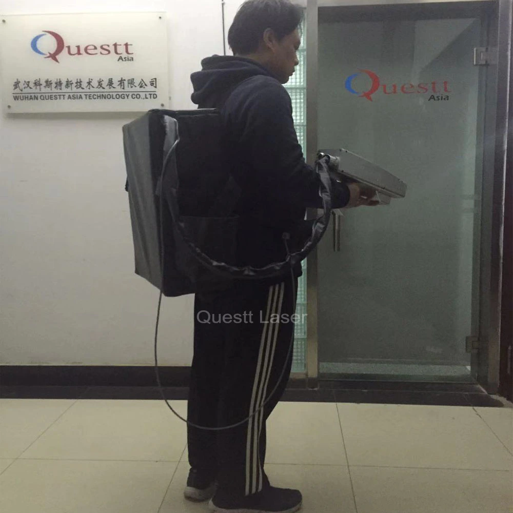 product-QUESTT-Factory Price Metal Rust Removal 20w 50w 100W Backpack Laser Cleaning Machine-img-1