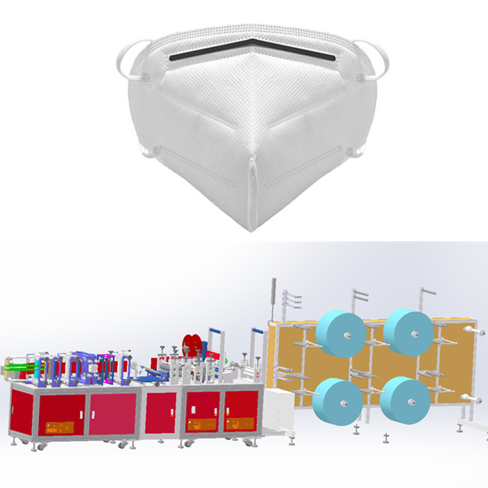 Semi-Auto Fold Mask Making Machine System