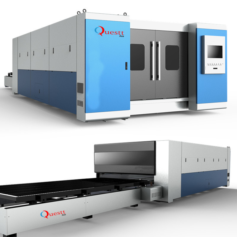 product-QUESTT-3KW 6KW 10KW High Power Fiber Laser Cutter Equipment for Thick Metal Sheet 100mm-img