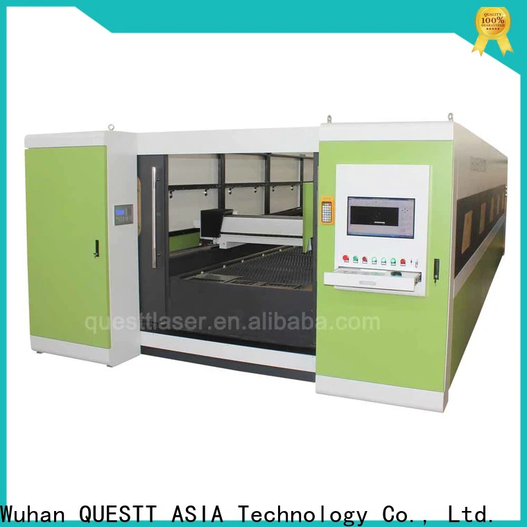 QUESTT stable cutting quality mini metal laser cutting machine from China for remove the surface material