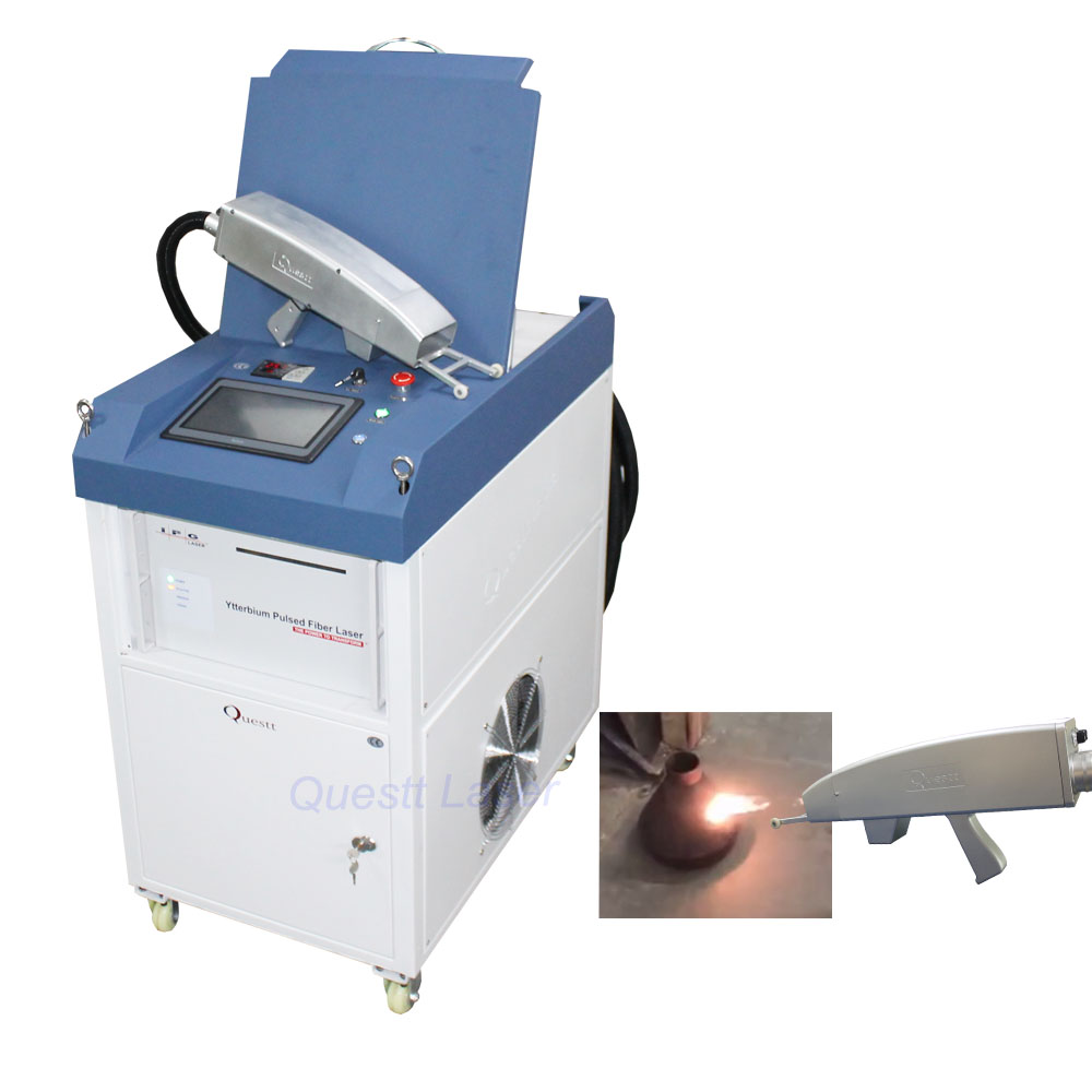 product-QUESTT-High Power Pulsed Fiber Laser Cleaner Paint 2000W 1000W Clean Laser Machine for Rust 