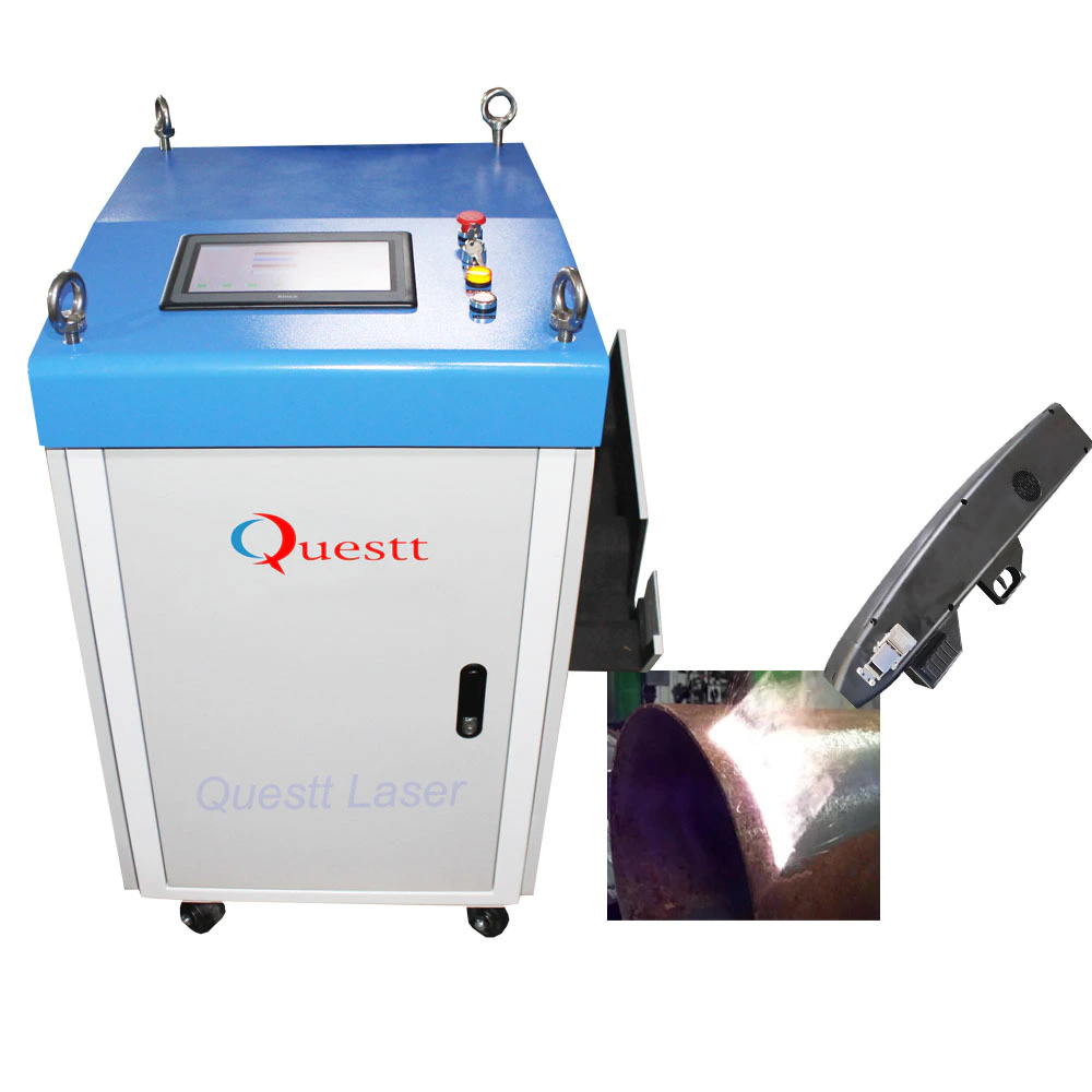 product-QUESTT-200W 300W JPT Raycus MAX Laser Rust Removal Machine for Cleaning Car parts engine gea