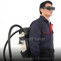 50W Backpack Fiber Laser Cleaning Machine