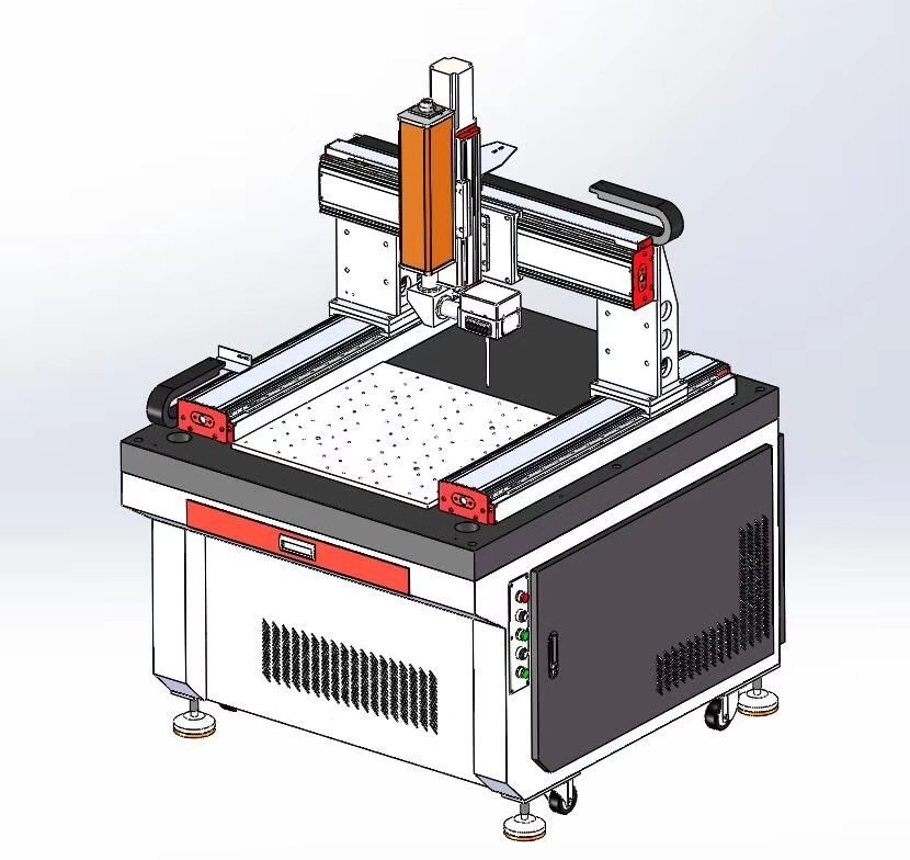 High precision 4040 laser cutting engraving machine for metal cutting