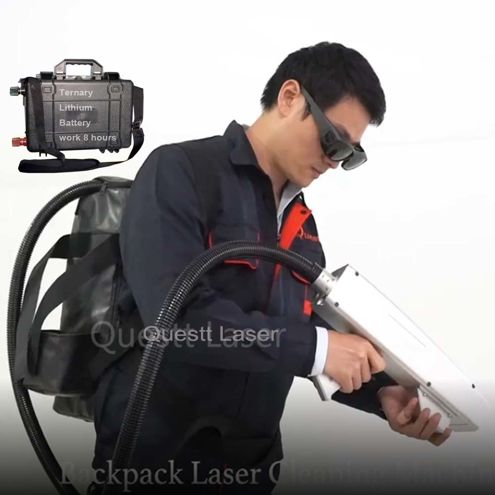 product-Ternary Lithium Battery Backpack Laser rust removal machine for cleaning Outdoors 8 Hours-QU-1
