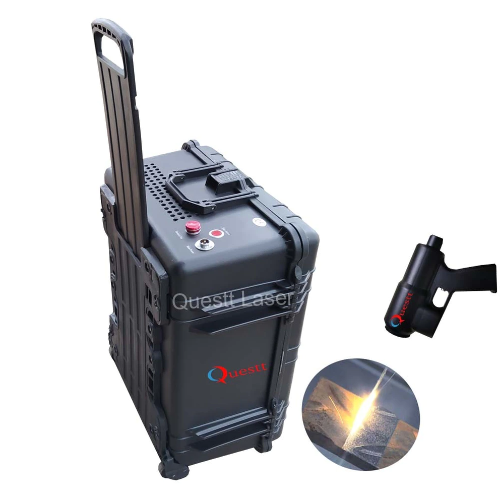 Suitcase Laser cleaning machine with small head