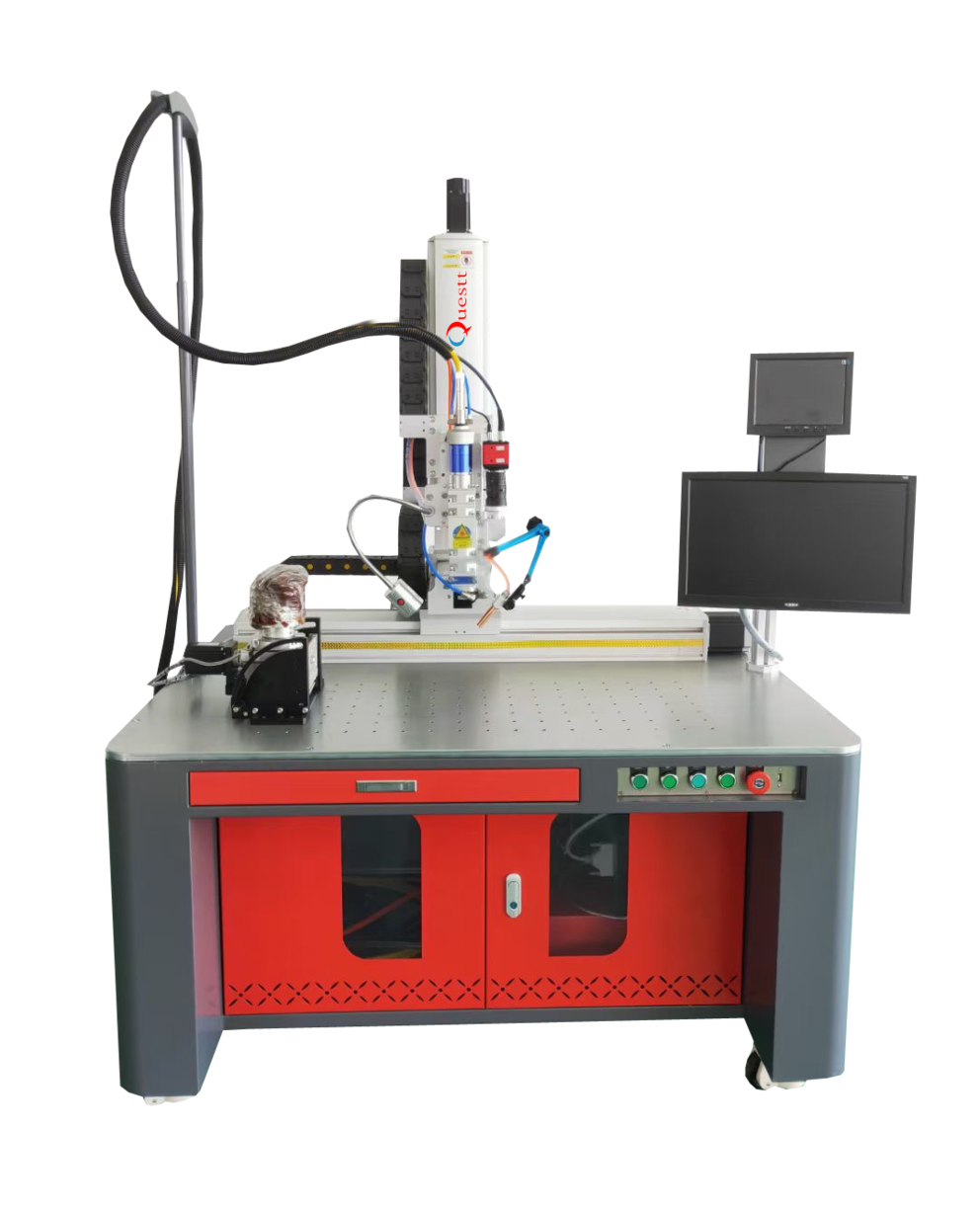 1000W 1500W Automatic Prismatic Lithium Battery Pack Aluminum Nickel Busbar Fiber Continuous Laser Welding Machine
