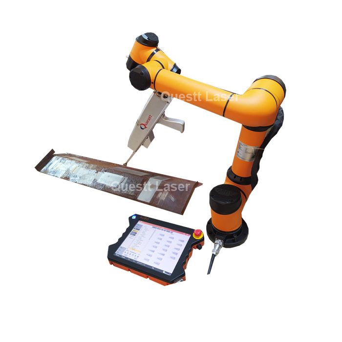 Autonomous intelligent automatic 100w 200w laser cleaning machine robot arm