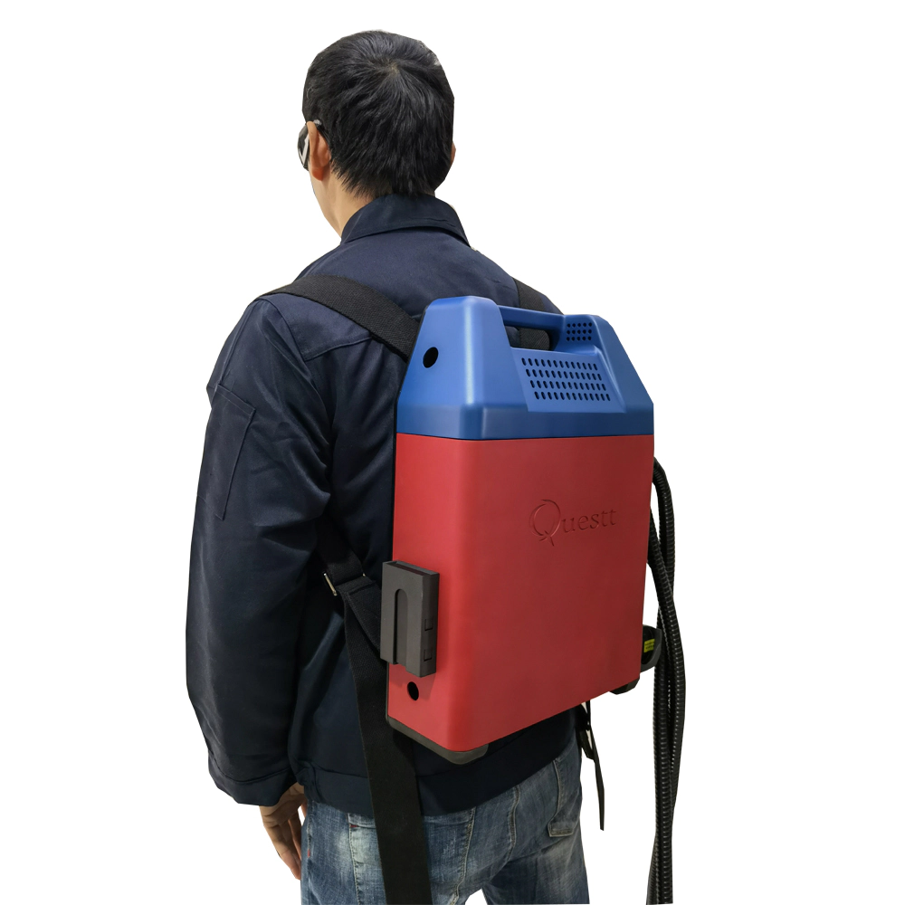 New Technology laser Eco-friendly method portable dry cleaning machine to remove rust paint graffiti on wall