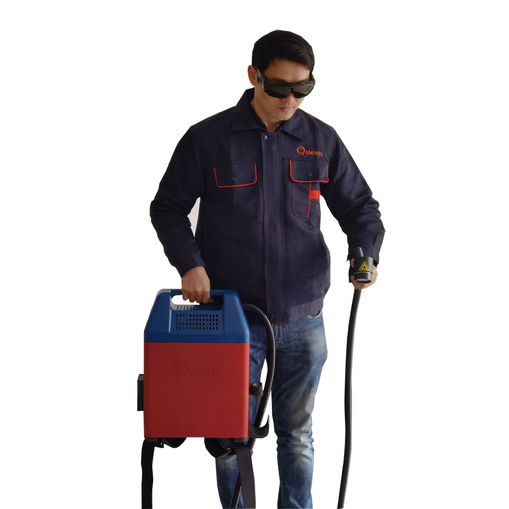 Backpack/ Portable laser cleaning machine high quality laser cleaning machine removed laser cleaning machine