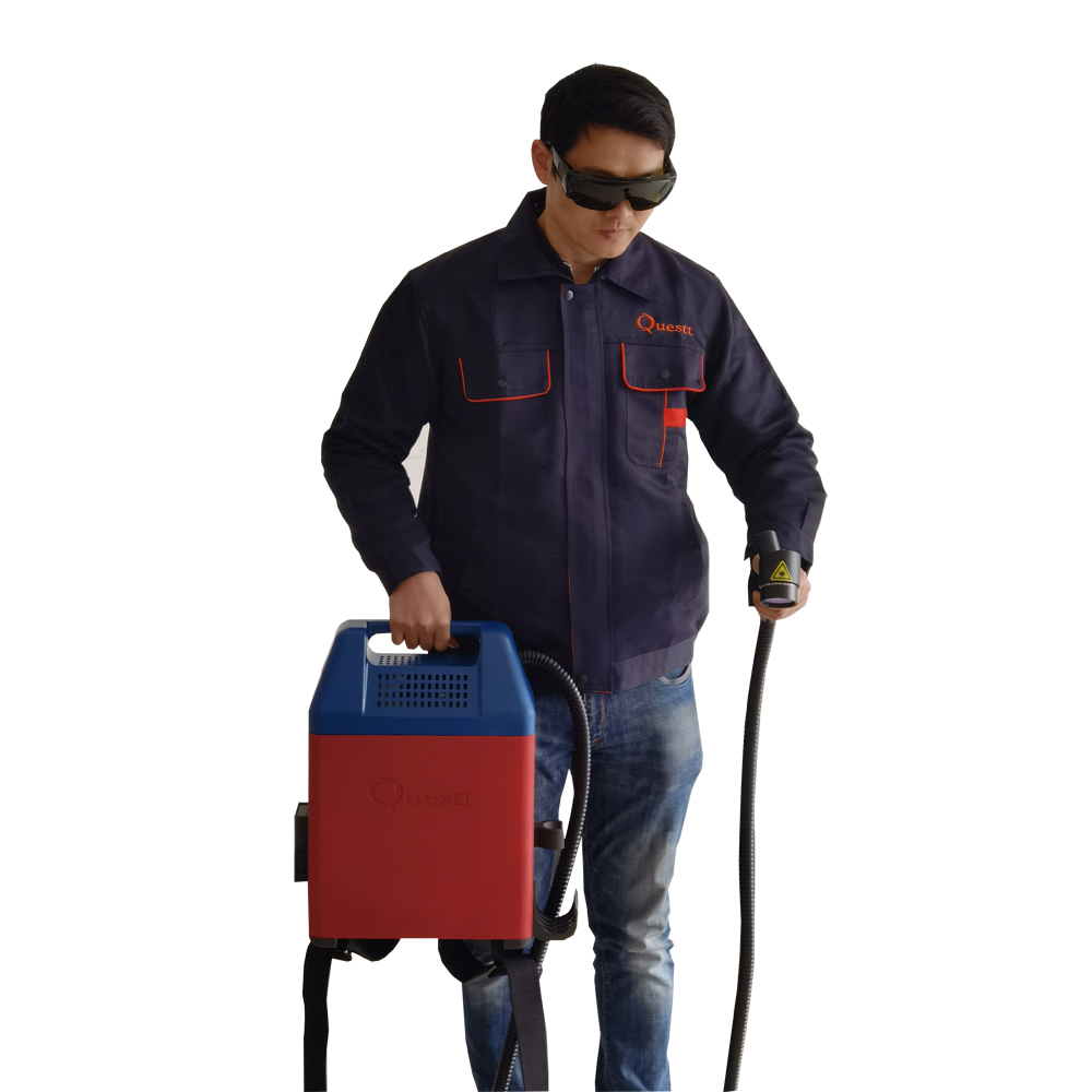 product-QUESTT-Backpack Portable laser cleaning machine high quality laser cleaning machine removed 