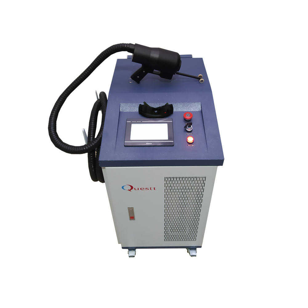 Laser Paint Removal 100w 200w Hand Held Fiber Laser Cleaning Machine For Rust Removal