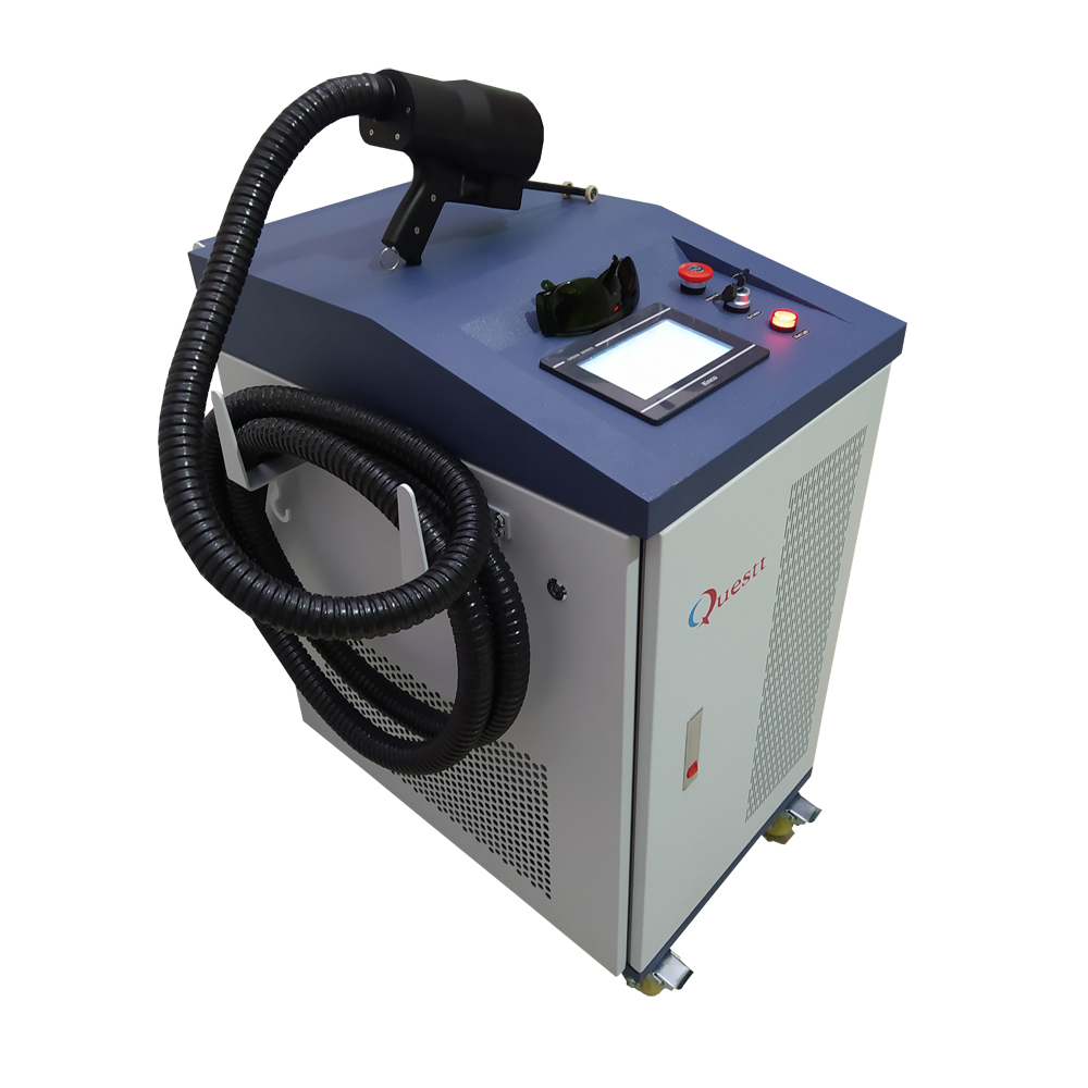 product-QUESTT-200w 300w 500w Pulse Fiber Laser Cleaning Machine For Paint Removal Handheld-img