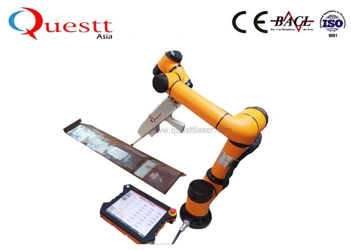 Equipped with 6 axis Robotic Arm 1000W Laser Rust Remover for auto cleaning