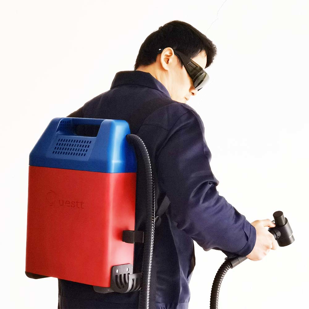 Metal rust removal 20w 50w 100w backpack fiber laser cleaning machine price