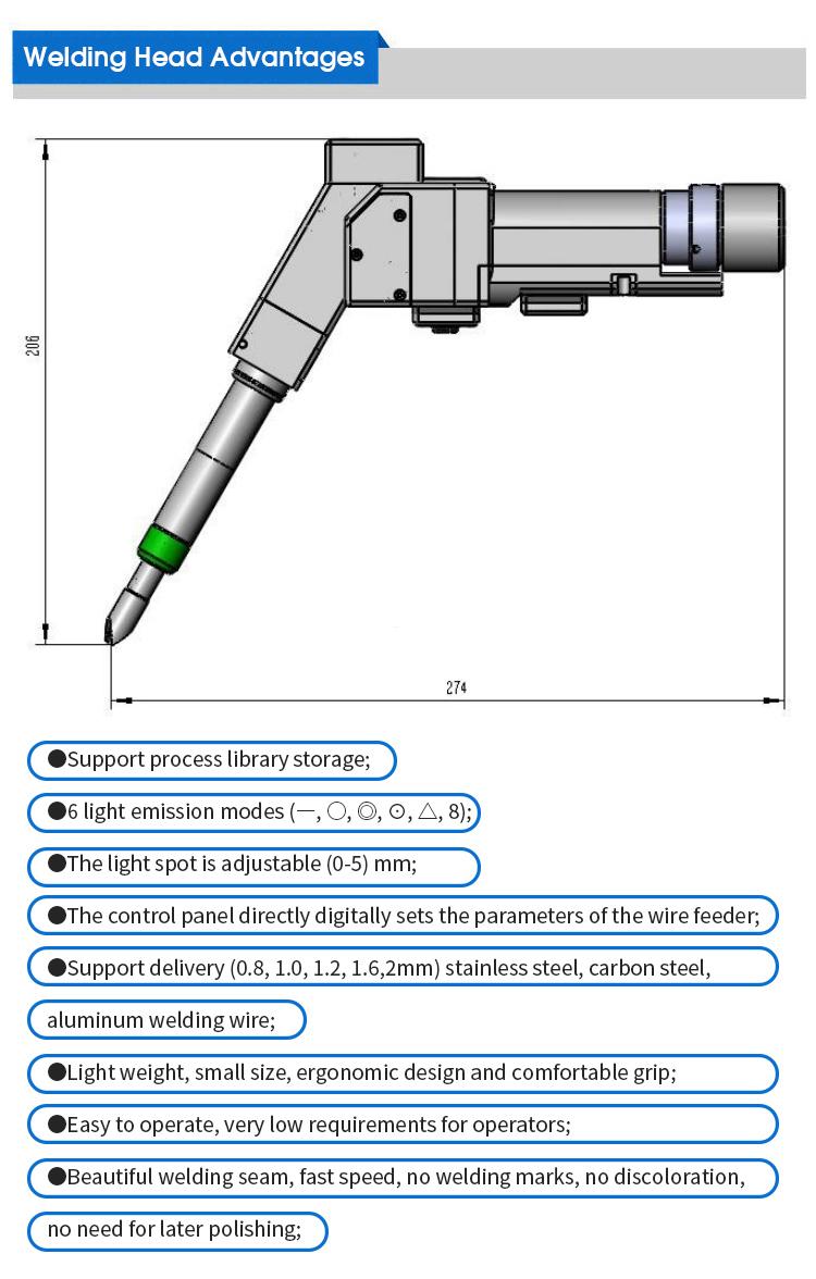 product-QUESTT-1000W portable hand held fiber optic laser Welding machine gun for metal steel sheet 