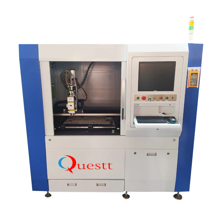 product-QUESTT-CNC 1000W Laser Cutter small high precision metal sheet fiber laser cutting machine p