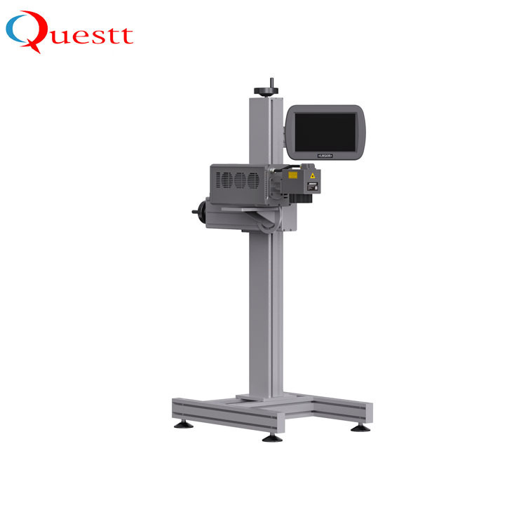 product-QUESTT-Factory Supplier Small Integrated Laser Marker Machine 20W 30W Production line Flying