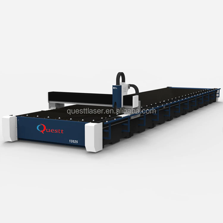 product-QUESTT-13M Long Metal Sheet Lazer Cutter 6KW 8KW High Power Fiber Laser Cutting Machine-img