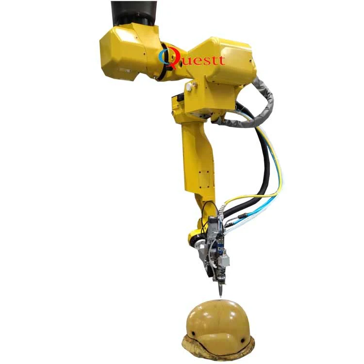 product-Helmet Fiber Laser Cutting Machine System 6 axis Robot 3D Laser Cutter-QUESTT-img-1