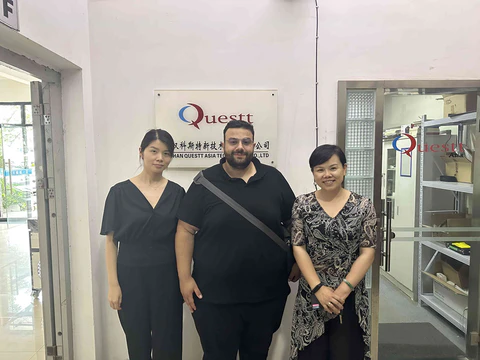 Algeria customer visited our factory on June 28