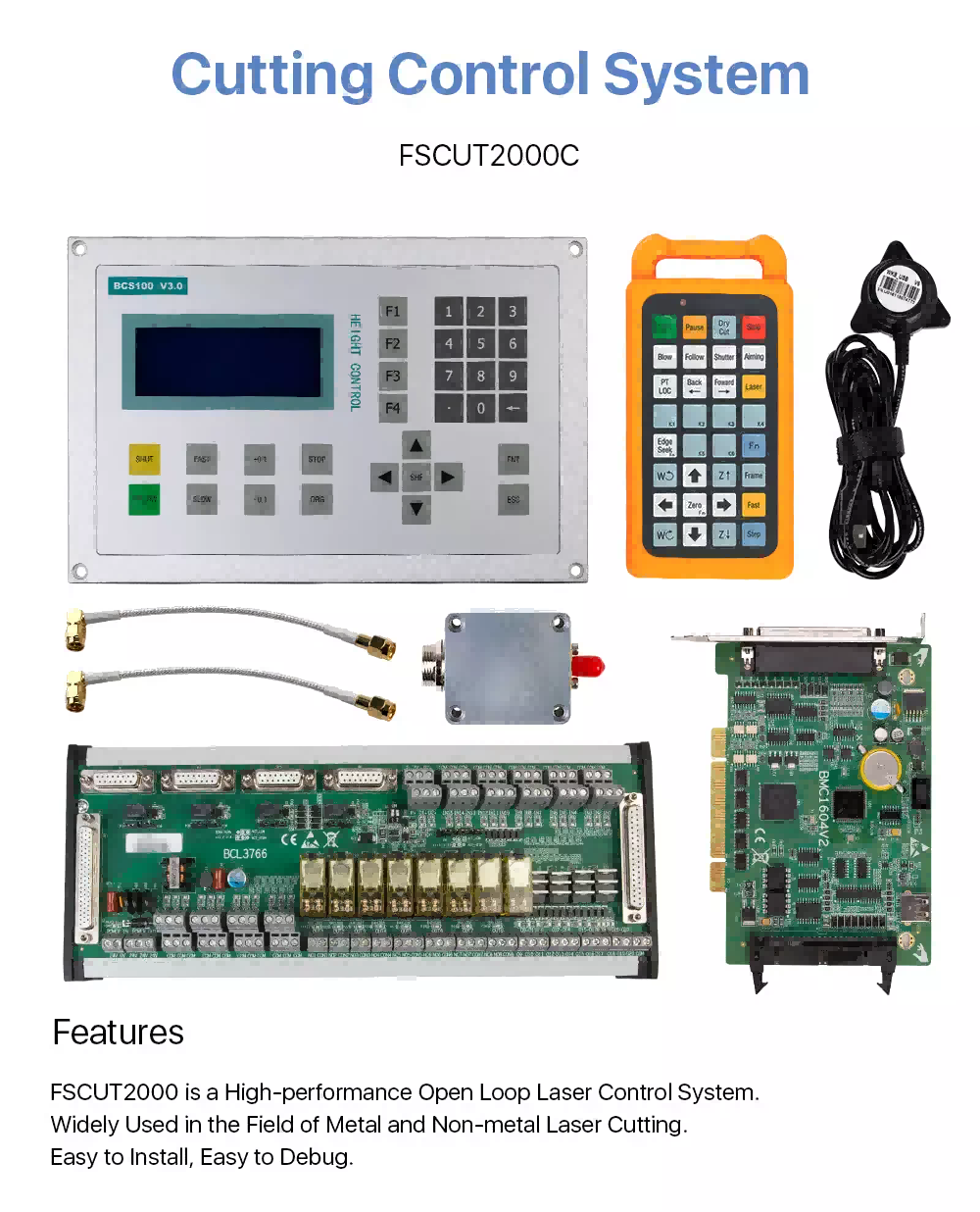 Cypcut Control Systems  FSCUT2000C Control Software for Fiber Laser Cutting Machines