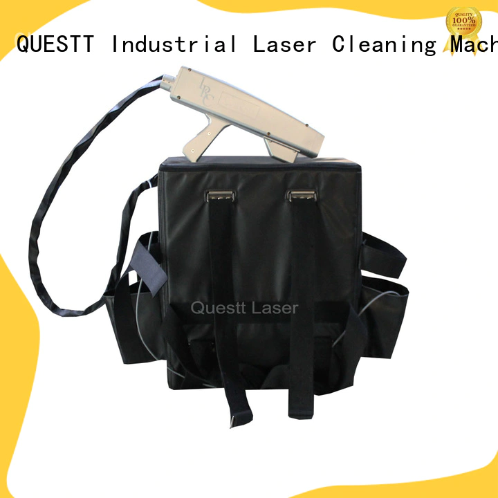 QUESTT Best Backpack Laser Cleaning Machine from China For Painting Coating Removal