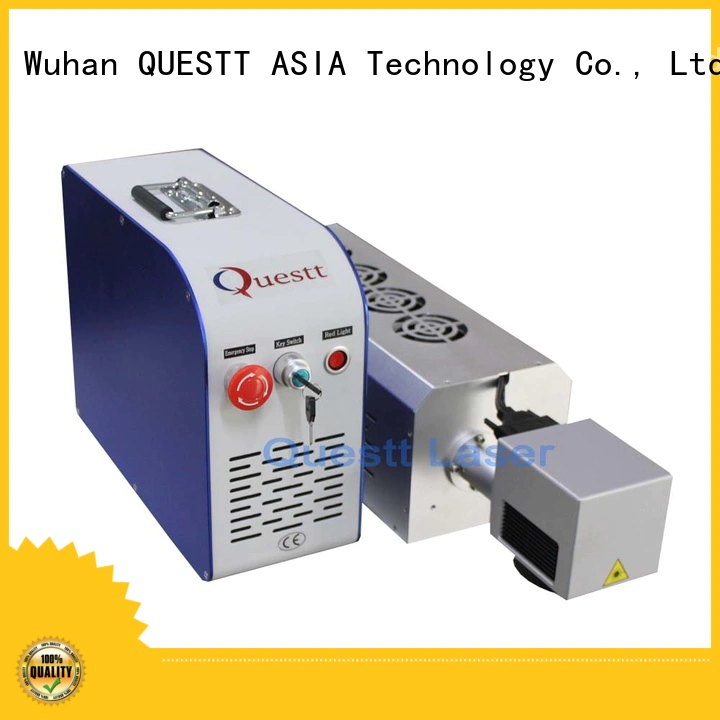 QUESTT stable running laser marking device company for anti-counterfeiting of products