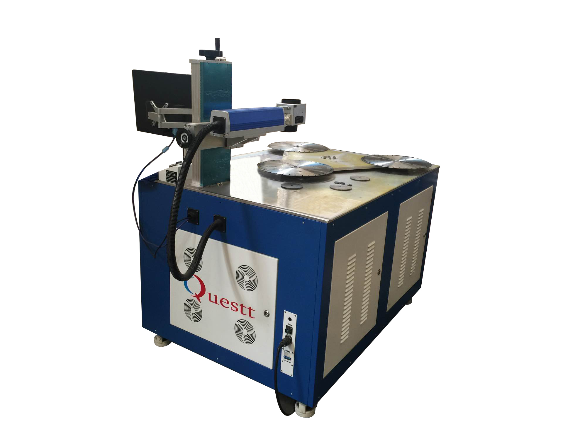product-355nm 5w UV laser marking printing machine for glass PCB crystal etc-QUESTT-img-1