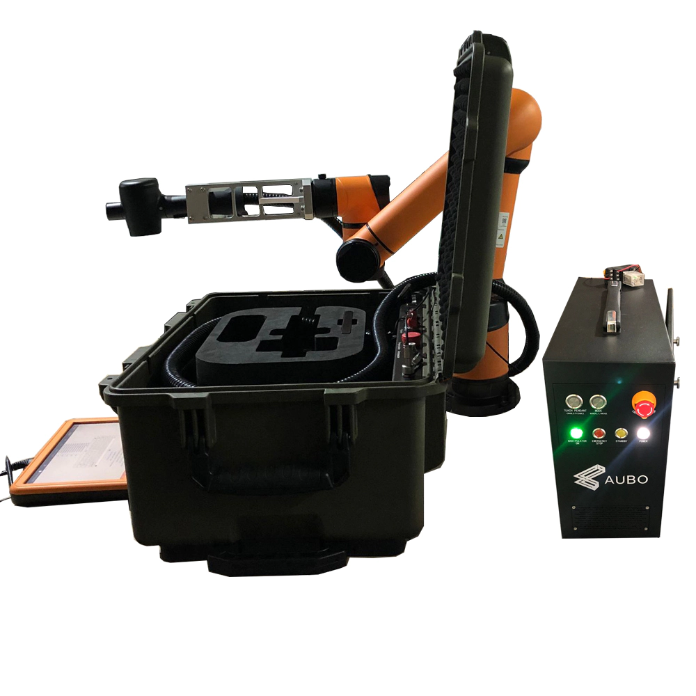 100w Robot Automatic Suitcase Fiber Laser Cleaner